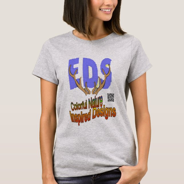 EDS Colourful Nature Inspired Designs T-Shirt (Front)