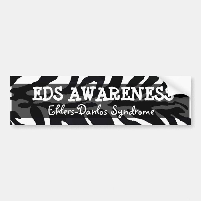 EDS Ehlers-Danlos syndrome Bumper Sticker (Front)