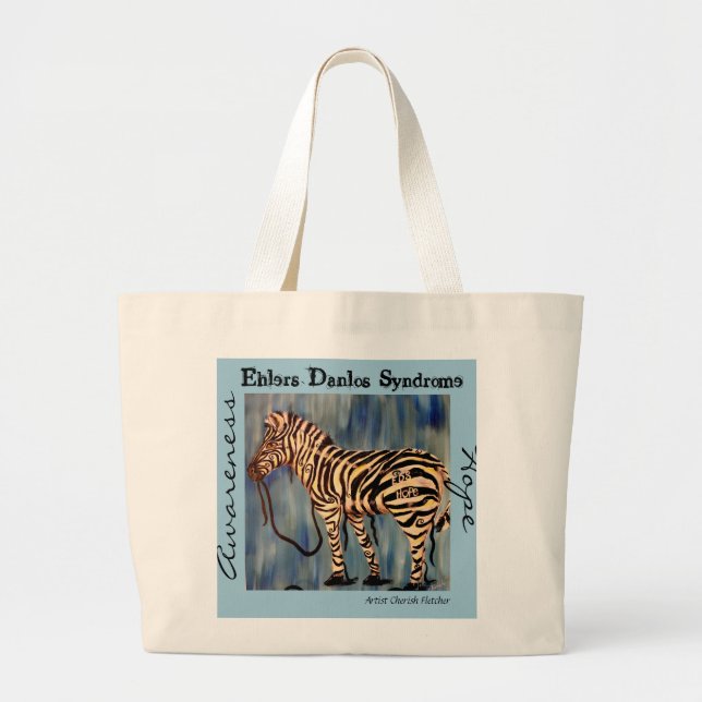 EDS HOPE Zebra Tote (Front)