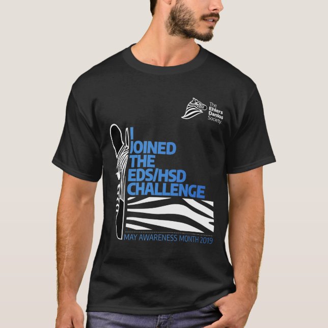 EDS/HSD May Awareness Month Challenge 2019 T-Shirt (Front)
