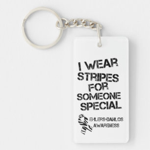EDS I Wear Stripes For Someone Special Keychain