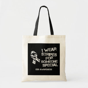 EDS I Wear Stripes for Someone Special Tote Bags
