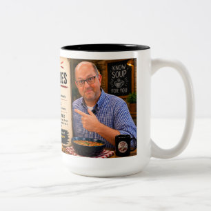 Ed's Soup Rules KSFY Two-Tone Coffee Mug