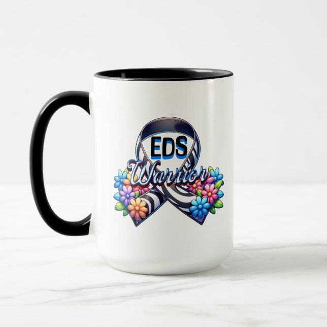 EDS Warrior | Ehlers-Danlos Syndrome Personalised Mug (Left)