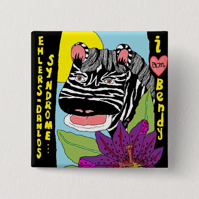EDS Zebras  button (Front)