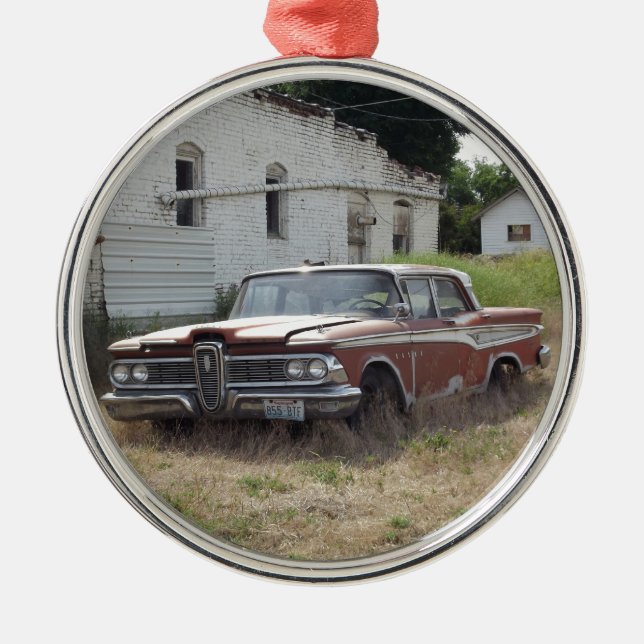 Edsel Metal Tree Decoration (Front)