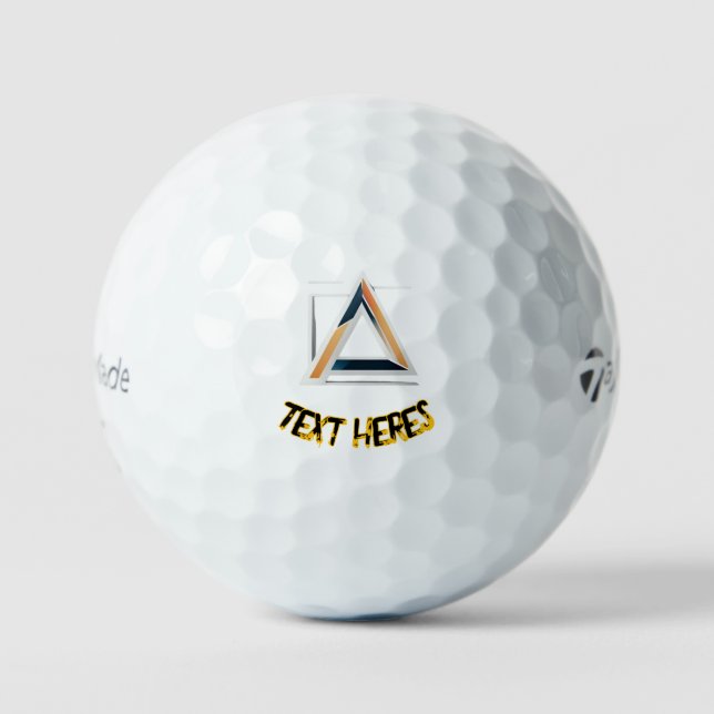 Edtunart golf ball custom text (Front)