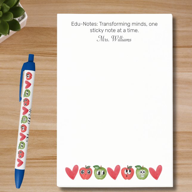 Edu-Notes: Transforming Minds,Teacher Appreciation Post-it Notes (Creator Uploaded)