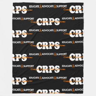 EDUCATE ADVOCATE SUPPORT...RSD/CRPS FLEECE BLANKET