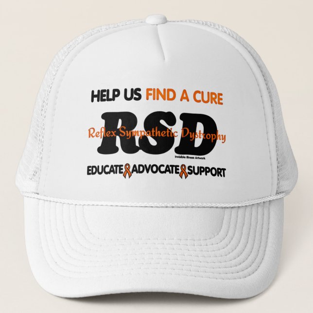 EDUCATE ADVOCATE SUPPORT...RSD TRUCKER HAT (Front)