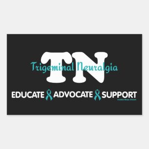 EDUCATE ADVOCATE SUPPORT...TN RECTANGULAR STICKER