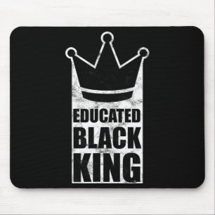 Educated Black King Martin Luther King Day Human R Mouse Pad