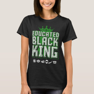 Educated Black Pride King Fathers Day Oversized T-Shirt