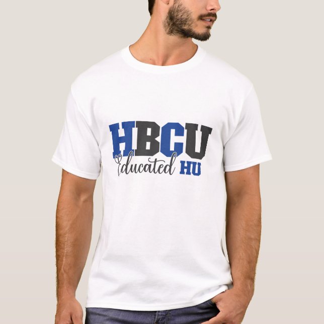 Educated Hampton University T-Shirt (Front)