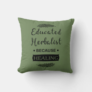 Educated herbalist cushion