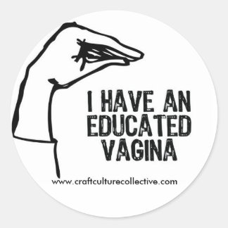 Educated Vagina Stickers