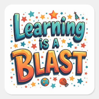 Education Fun - no1 Square Sticker