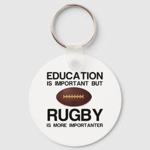 EDUCATION IMPORTANT RUGBY IMPORTANTER KEY RING