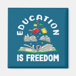 Education is freedom black history month magnet