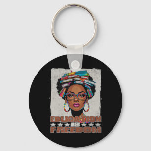 Education Is Freedom Black Teacher Books Black His Key Ring