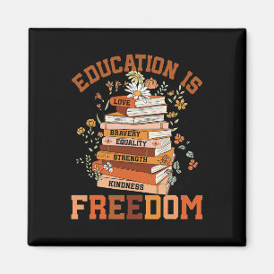 Education Is Freedom Black Teacher Books Black His Magnet