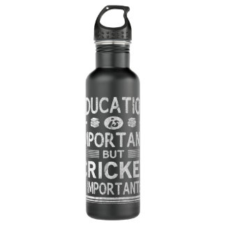 Education Is Important But Cricket Is Importanter 710 Ml Water Bottle