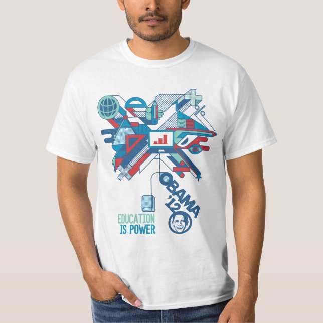 Education is Power Obama Shirt (Front)