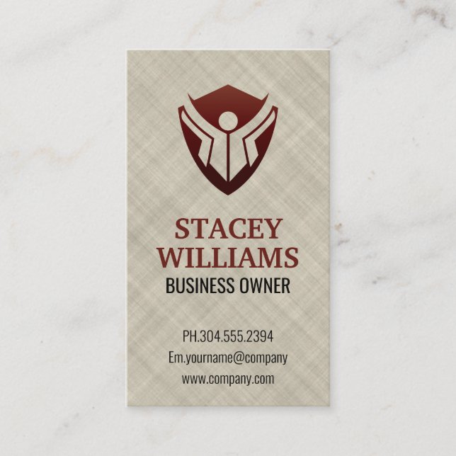 Education Logo Business Card (Front)