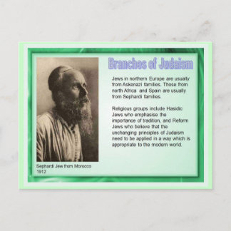 Education,  Religion,  Judaism,Branches of Judaism Postcard