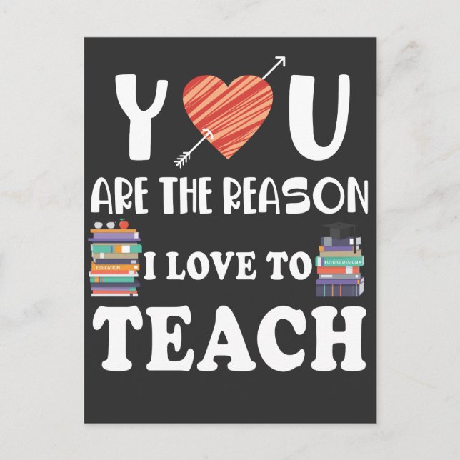 Education School Educator Teacher Appreciation Postcard (Front)