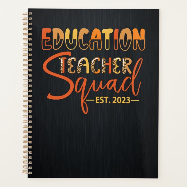 Education Teacher Squad 2023 Planner (Front)