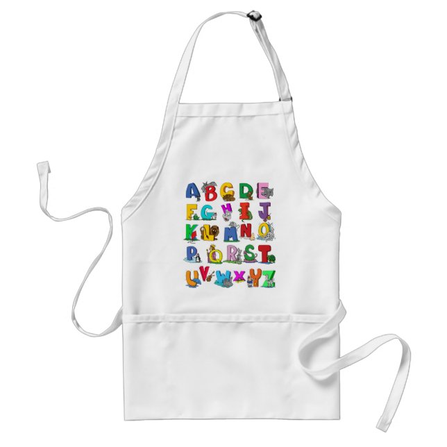 educational alphabet apron (Front)