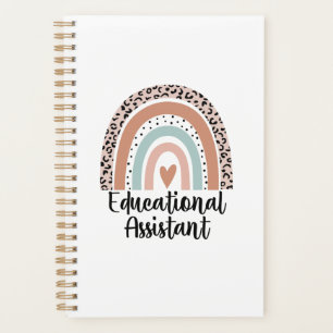 Educational Assistant Rainbow Leopard Teacher Assi Planner