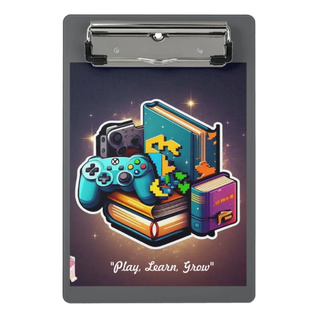 "Educational Gaming Co." Mini Clipboard (Front)
