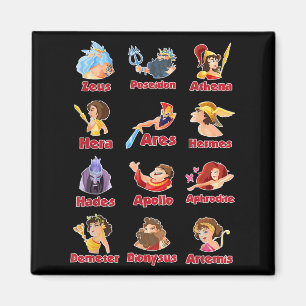 Educational Gods And Goddesses Of Ancient Greek My Magnet