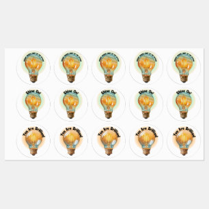Educational Inspiration Light Bulb Card