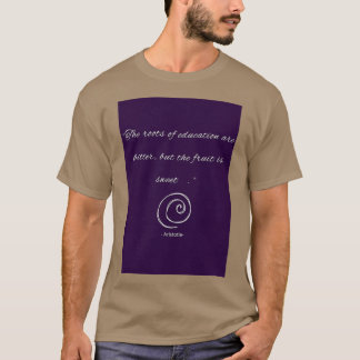 Educational quotes Aristotle T-Shirt