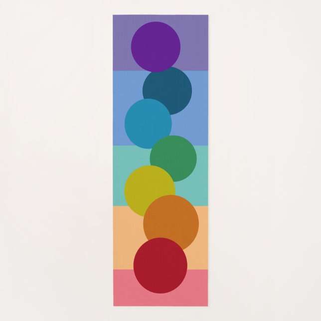 Educational Rainbow Dot Play Mat (Front)