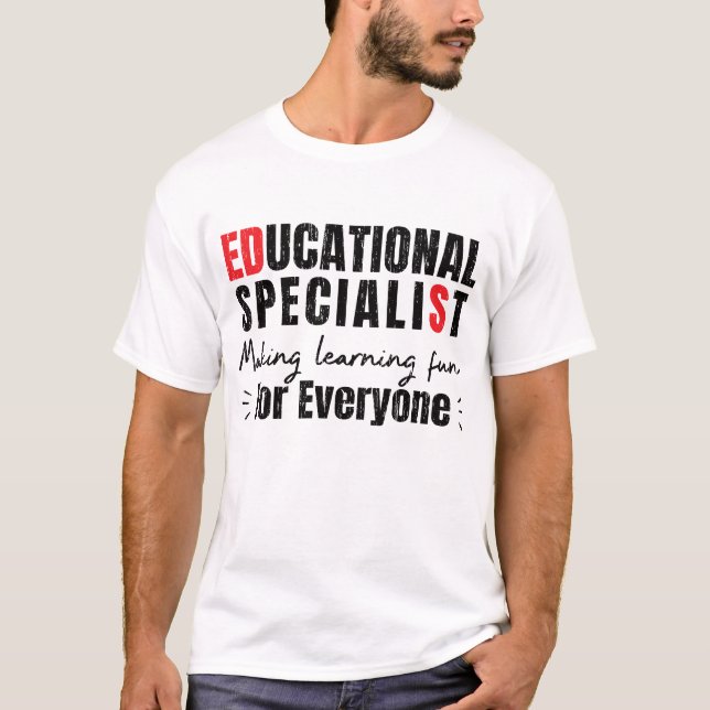 Educational Specialist Graduation T-Shirt (Front)