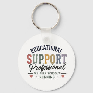Educational Support Professional Appreciation Gift Key Ring