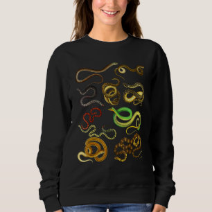 Educational Types Of Snake Sweatshirt