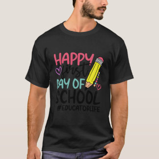 Educator Innovator Happy First Day Of School T-Shirt