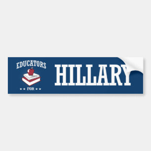 EDUCATORS FOR HILLARY BUMPER STICKER