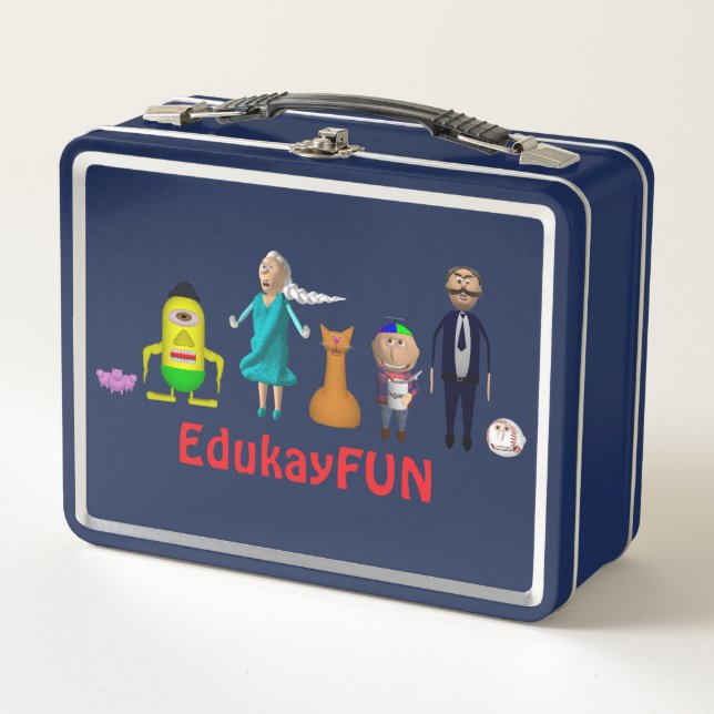 EdukayFUN Lunch Box (With Johnny, Papa & more) (Front)