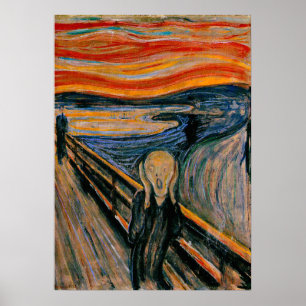 Edvar Munch - The Scream Poster