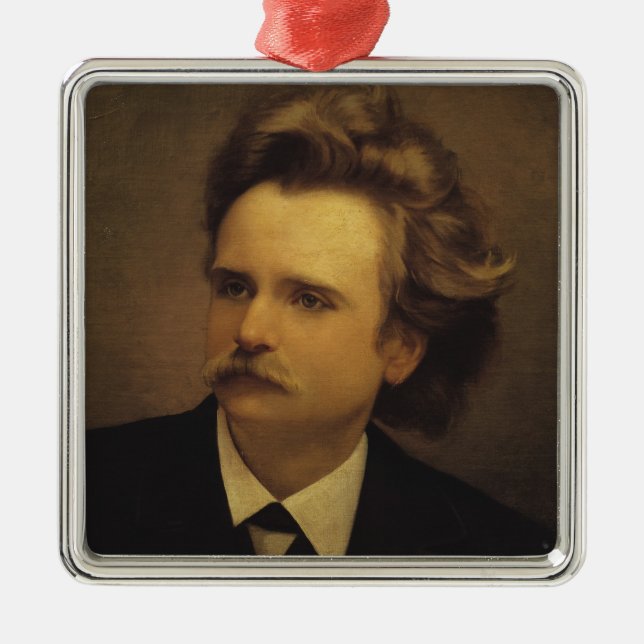 Edvard Hagerup Grieg Metal Ornament (Front)