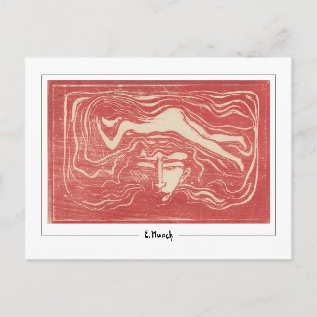 Edvard Munch #258-2 - Fine Art Postcard (Front)