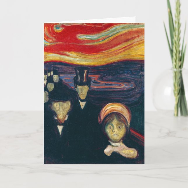 Edvard Munch - Anxiety Card (Front)