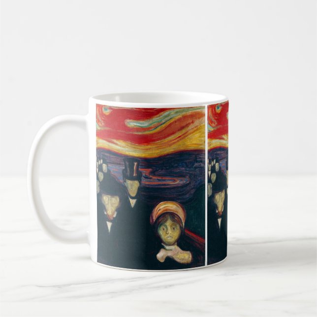 Edvard Munch - Anxiety Coffee Mug (Left)