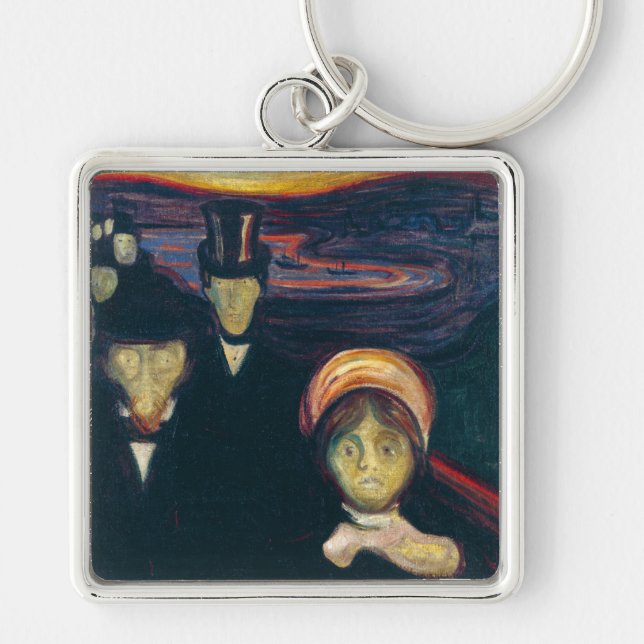 Edvard Munch - Anxiety Key Ring (Front)